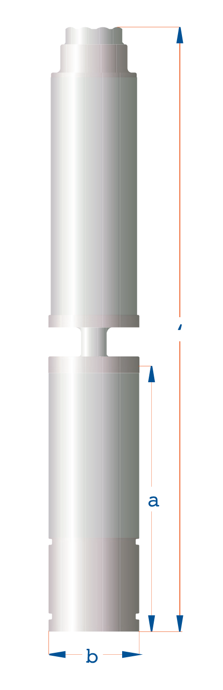 Dimensional Submersa 4 pol SPP-15.6 S-SSR-TSR