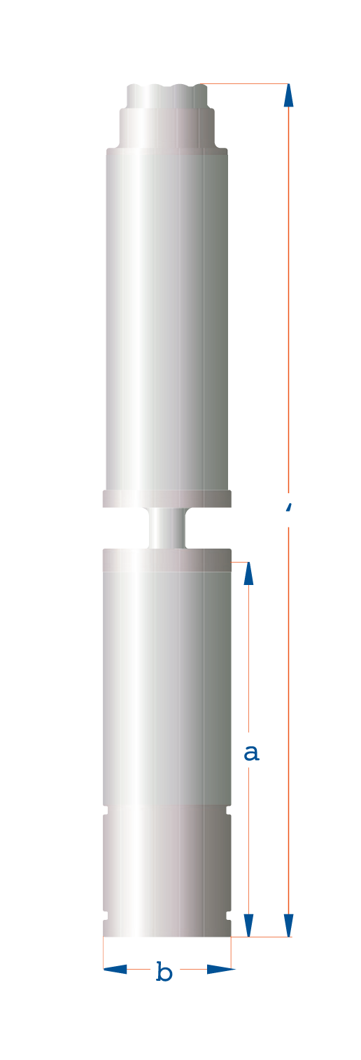 dimensional Submersa 4 pol SPP-3.2 S-SSR-TSR